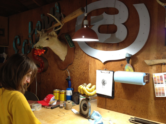 Studio Visit: Luke Stockdale's Sideshow Sign Company