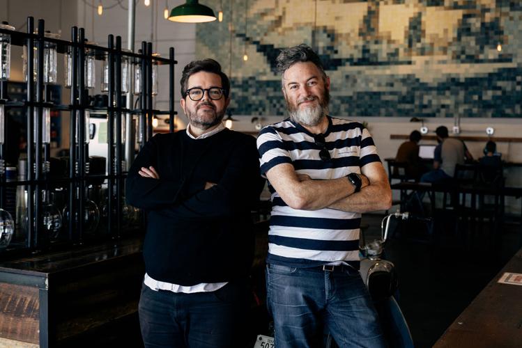 Andy Mumma (left) and Bryce McCloud of Barista Parlor