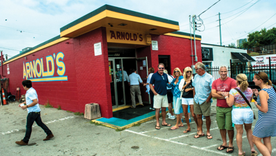 Line at Arnold's