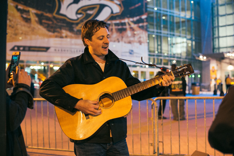 Sturgill Simpson Busks Outside CMA Awards, Brings His Grammy