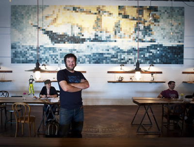 Go for the Coffee, Stay for the Art: Bryce McCloud's Mural at Barista Parlor