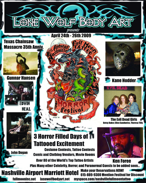 Come with me to the Full Moon Tattoo and Horror Festival in Nashville    TikTok