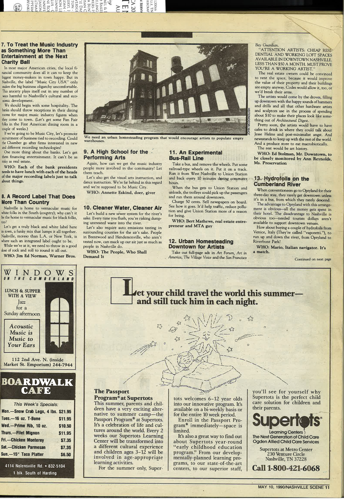 About that 1990 list of 30 things Nashville needs — did we get them?