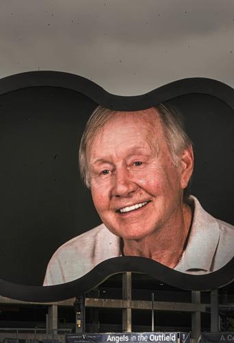 Charlie Strobel's photo displayed at First Horizon Park