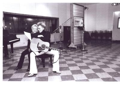 Connie Smith and Marty Stuart at RCA Studio B