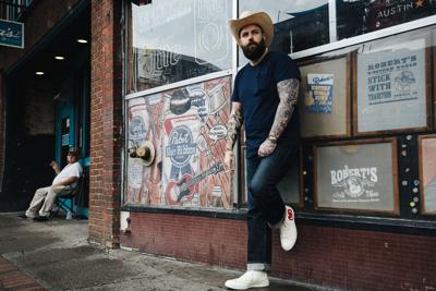 Joshua Hedley outside Robert’s Western World