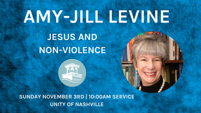 AMY-JILL LEVINE, PHD | JESUS AND NON-VIOLENCE