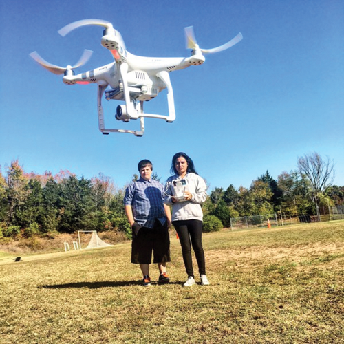 Maplewood High School works with drones to change the way outsiders see students