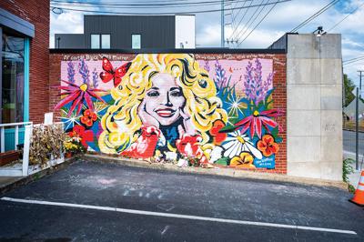 Photo of Dolly at The 5 Spot, the Nashville Scene’s 2026 Best Mural in Nashville