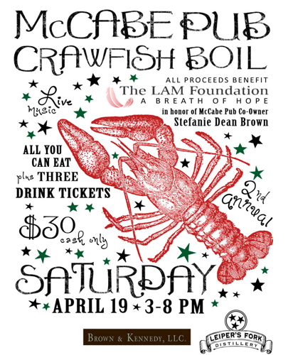 McCabe Pub's Crawfish Boil Benefits Charity Close to Home