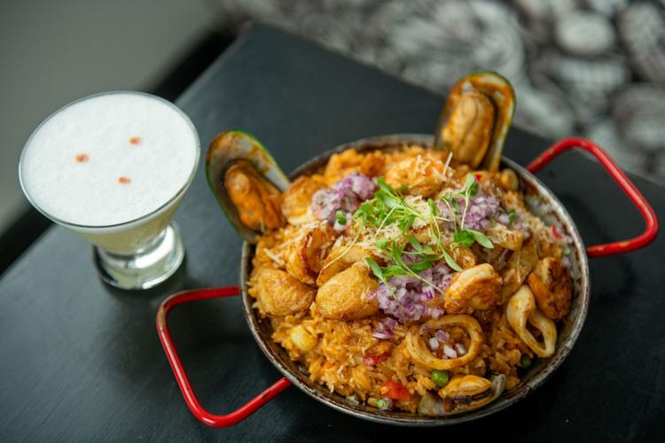 Arroz con mariscos at Limo