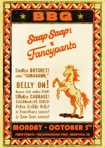 Saap Saap x Fancypants BBQ