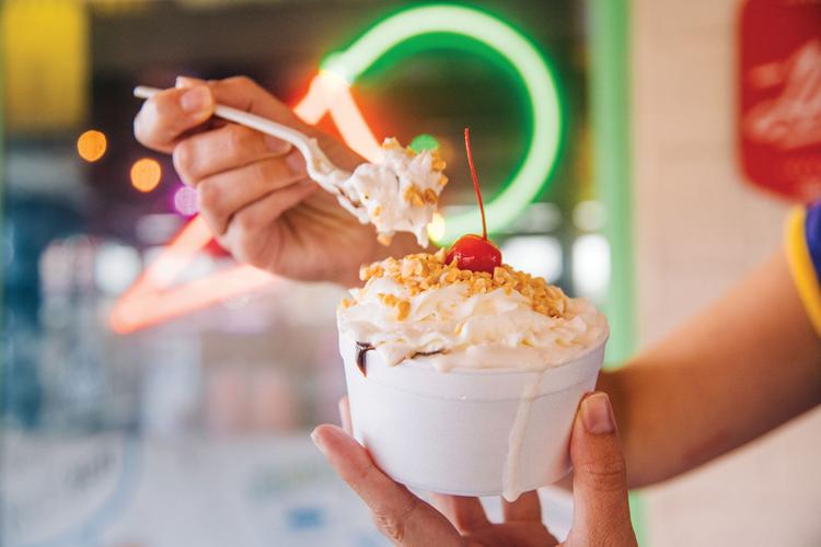 Hot Fudge Sundae at Bobbie’s Dairy Dip