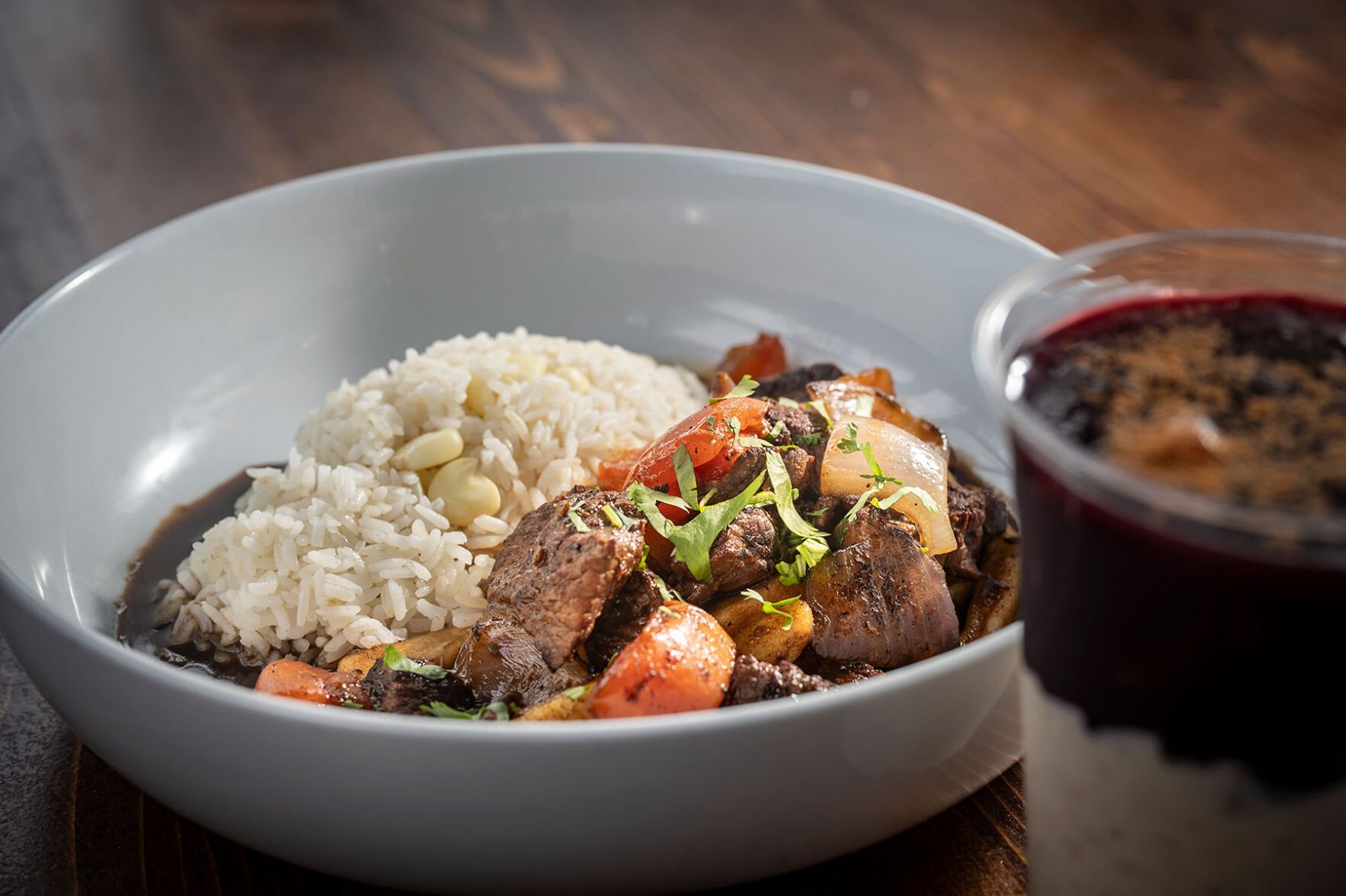 Lomo Saltado at Leche De Tigre