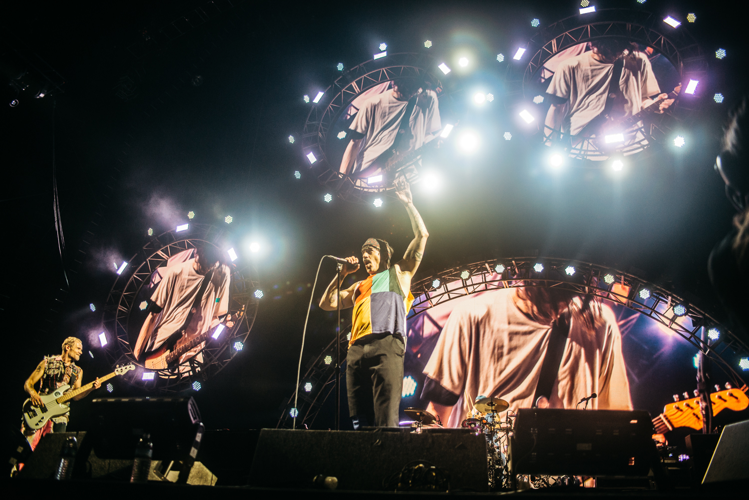 Red Hot Chili Peppers Give It Away Saturday Night at Bonnaroo
