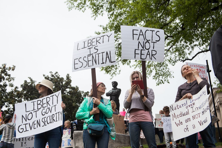 'Nashville Freedom Rally' Descends on Capitol Amid Pandemic Shutdown