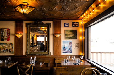 The interior of Once Upon a Time in France