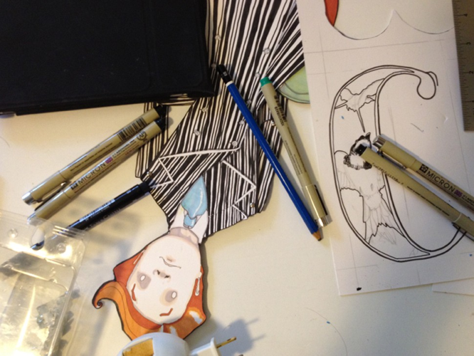 Paper Dolls, Mod Podge and Nerdery: A Studio Visit with Janet Lee