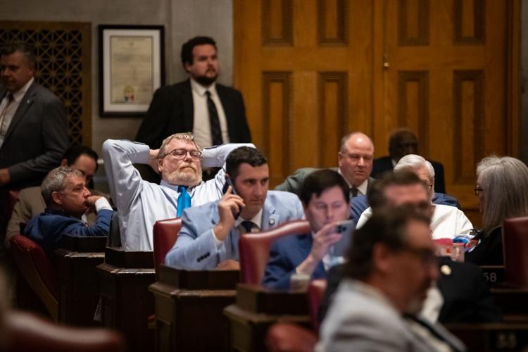 State lawmakers on the final day of the legislative session, April 23, 2026