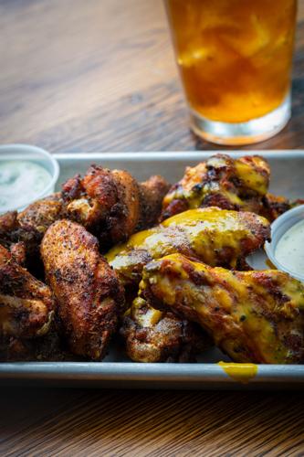 Wings at Streetcar Taps And Garden