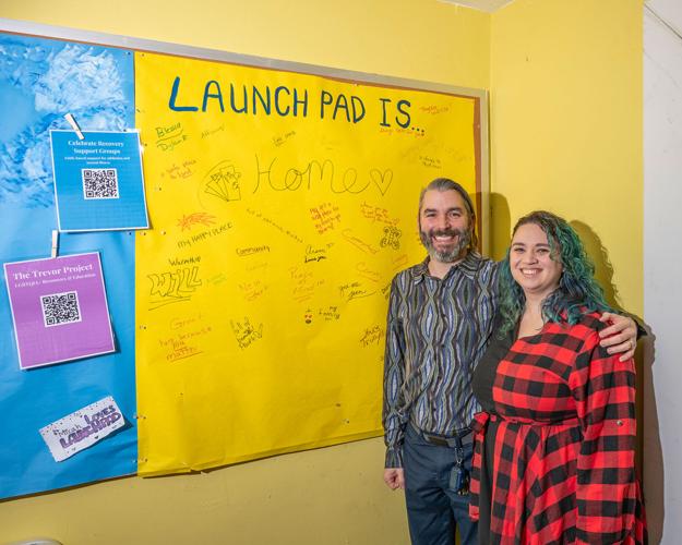 H.G. Stovall and Corrine Elise at Launch Pad