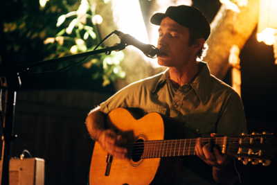 Simon Joyner w/Cortney Tidwell and Whisperer at The Gardens of Sweetblood Sound, 8/4/14