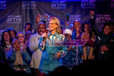 Aftyn Behn’s watch party at Marathon Music Works in Nashville, Dec. 2, 2025