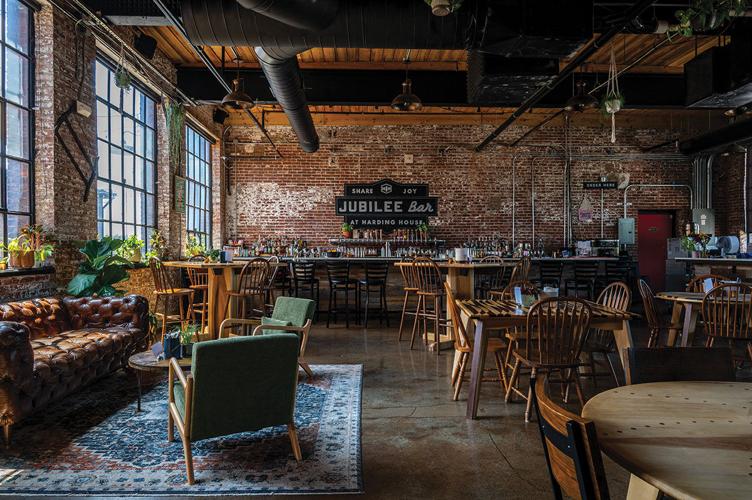 The Jubilee bar at Harding House Brewing