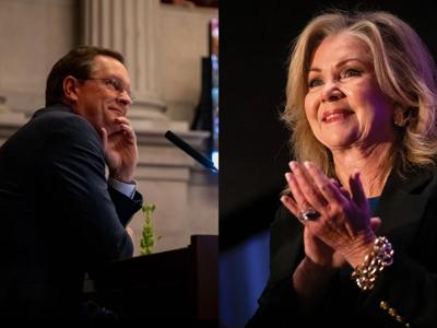 State House Speaker Cameron Sexton and U.S. Sen. Marsha Blackburn