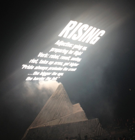 Kanye West w/Kendrick Lamar at Bridgestone Arena, 11/27/13