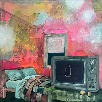 The-Only-Place-You-Belong-Is-In-The-Moment-18-x-18-by-Ruth-Chase