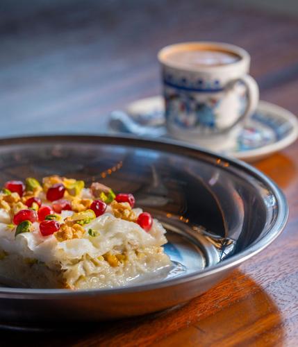 Kardes Güllac and Turkish Coffee
