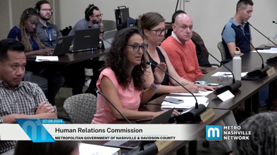 Metro Human Relations Commission meeting, July 8, 2024