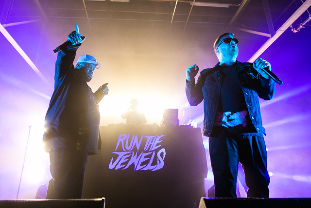 Run the Jewels Clown on Trump at Scorching Marathon Gig