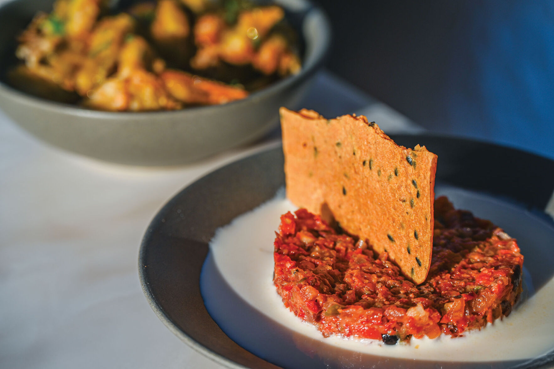 Tomatoes tartare at Lola