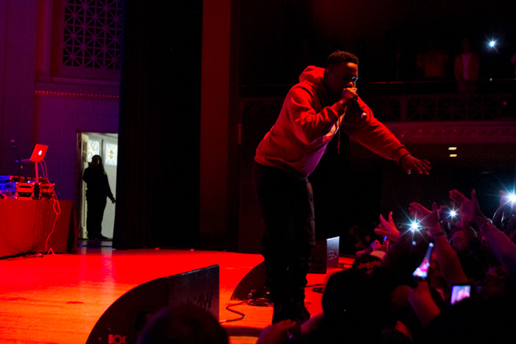 Kendrick Lamar w/Chancellor Warhol at War Memorial Auditorium, 11/4/12