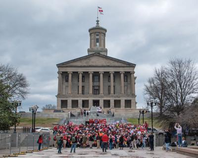 Gun reform protest, February 2024
