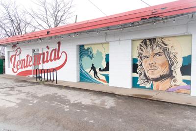 Patrick Swayze mural