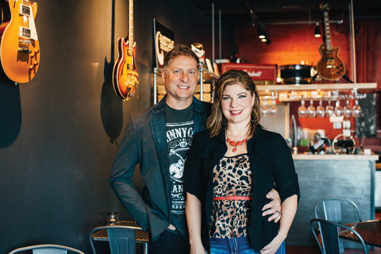 A Bass-Playing Road Warrior and His Wife Set Down Roots at Wine Down