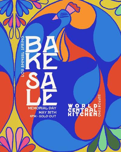 lou bake sale Memorial Day