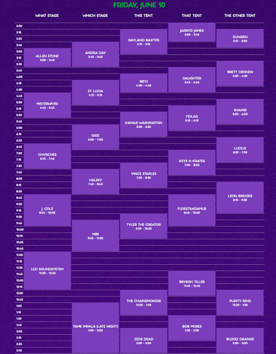 Bonnaroo 2016 Schedule Unveiled, Offers Tough Choices