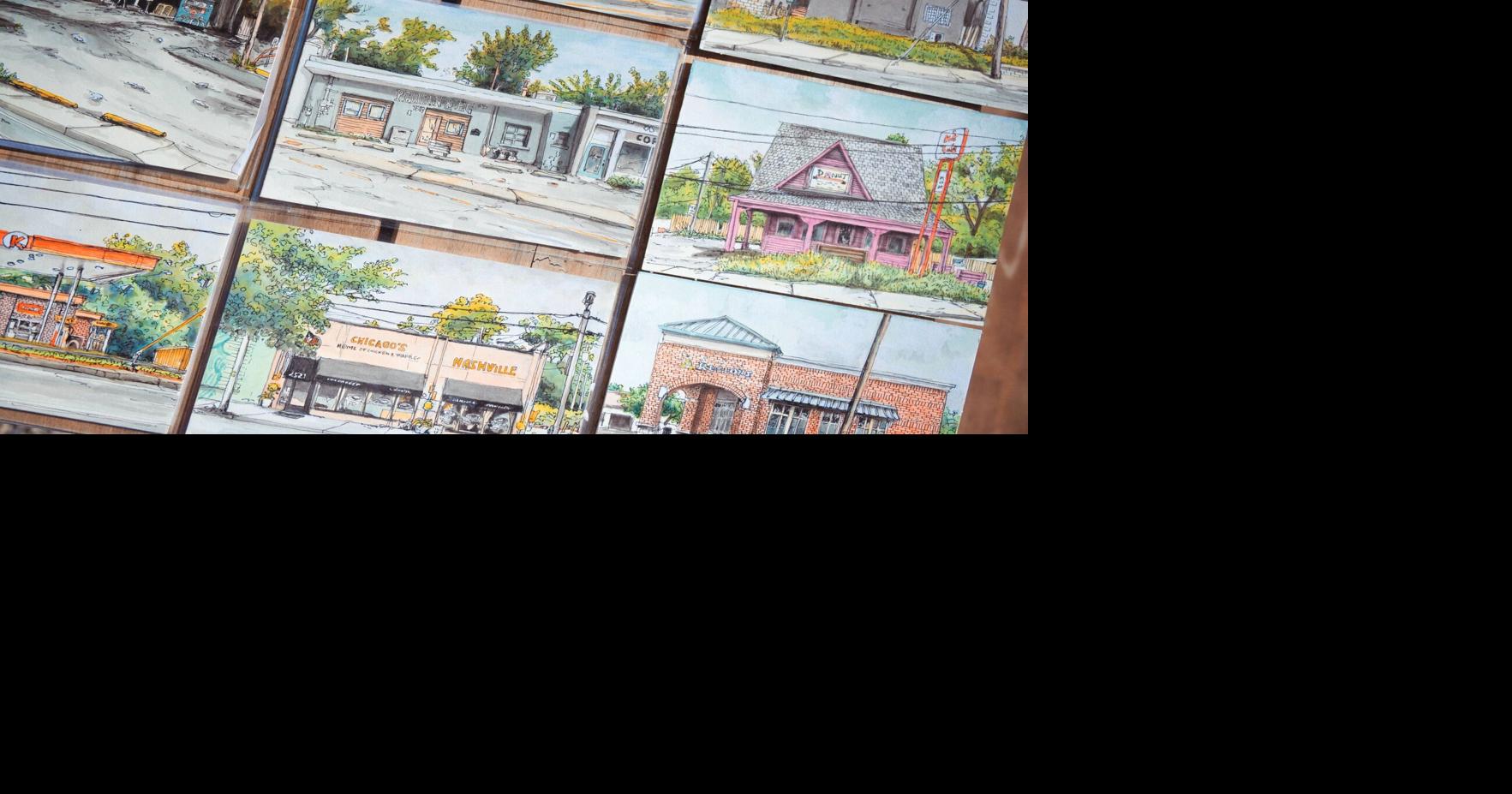 Wendy Murray Is Determined to Draw Every Building on Gallatin Pike