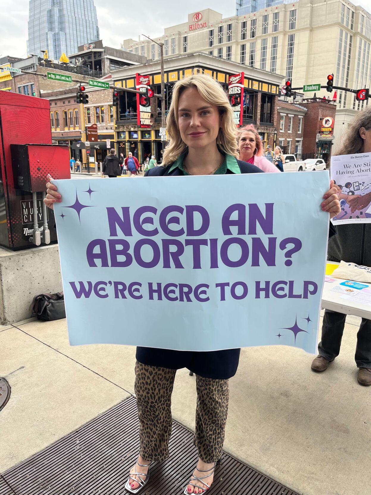 Rep. Aftyn Behn on Lower Broad, April 10, 2024