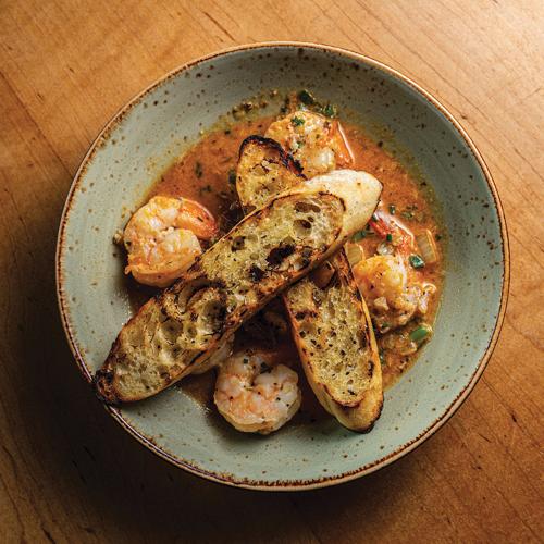 barbecue shrimp at The Southern Steak & Oyster