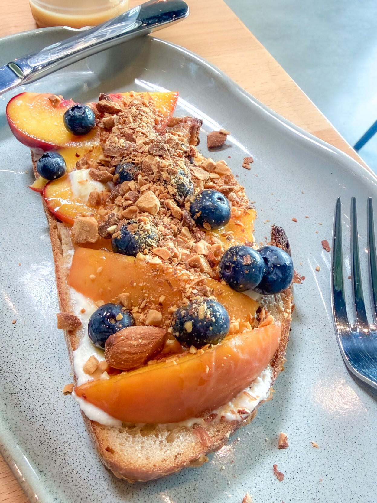 Honey Ricotta Toast from Momo Coffee House