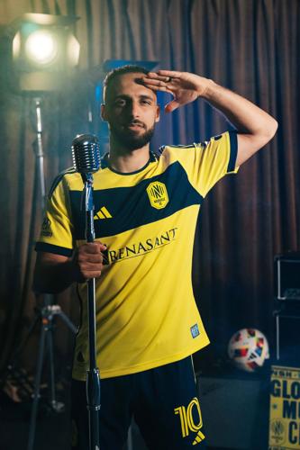 Hany Mukhtar in the new Nashville SC kit
