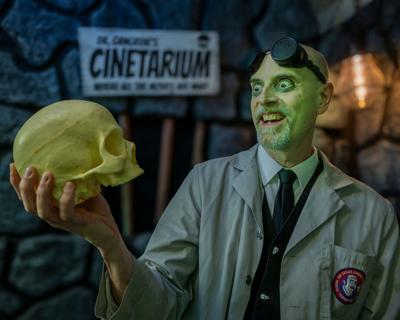 Dr. Gangrene at his home studio