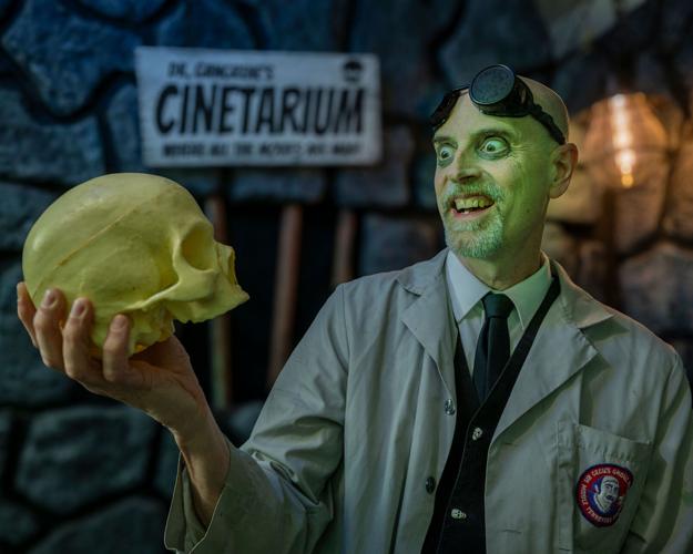 Dr. Gangrene at his home studio