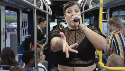 Watch Alanna Royale Burn Through ‘Givin’ It All Away’ on a Bus