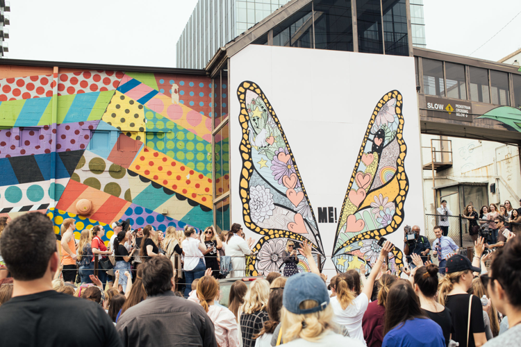 What We Don't Know About the New Butterfly Mural in the Gulch (Updated)